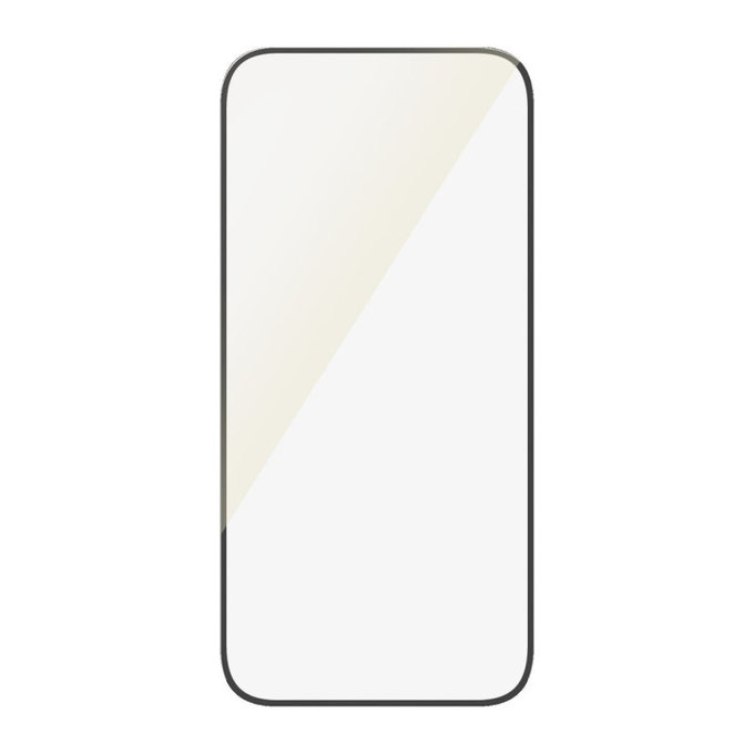 Tvrdené sklo UWF Eyecare s aplikátorom pre iPhone 16 Pro, Čierna, PanzerGlass