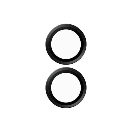 PanzerGlass - Ochranný Kryt Objektívu Fotoaparátu Hoops pre iPhone 16 a 16 Plus, čierna