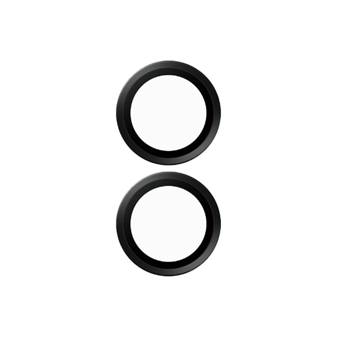 PanzerGlass - Ochranný Kryt Objektívu Fotoaparátu Hoops pre iPhone 16 a 16 Plus, čierna