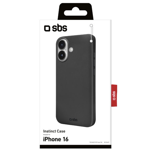 SBS - Puzdro Instinct pre iPhone 16, čierna