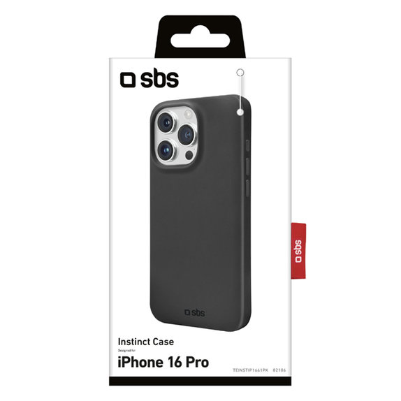 SBS - Puzdro Instinct pre iPhone 16 Pro, čierna