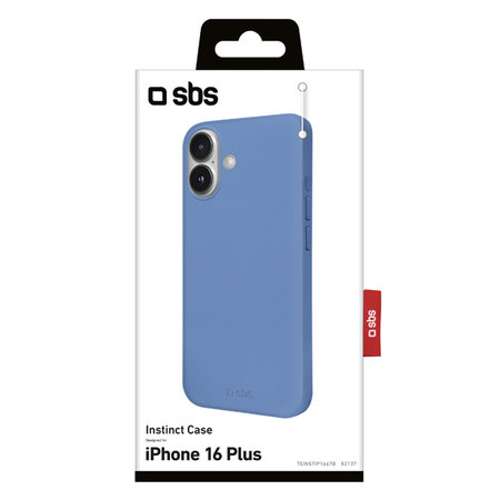 SBS - Puzdro Instinct pre iPhone 16 Plus, modra