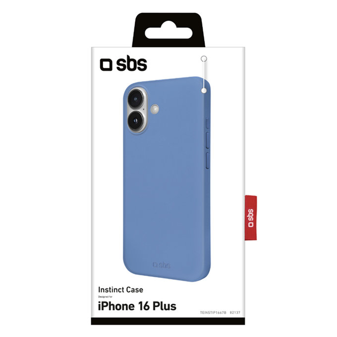 SBS - Puzdro Instinct pre iPhone 16 Plus, modra