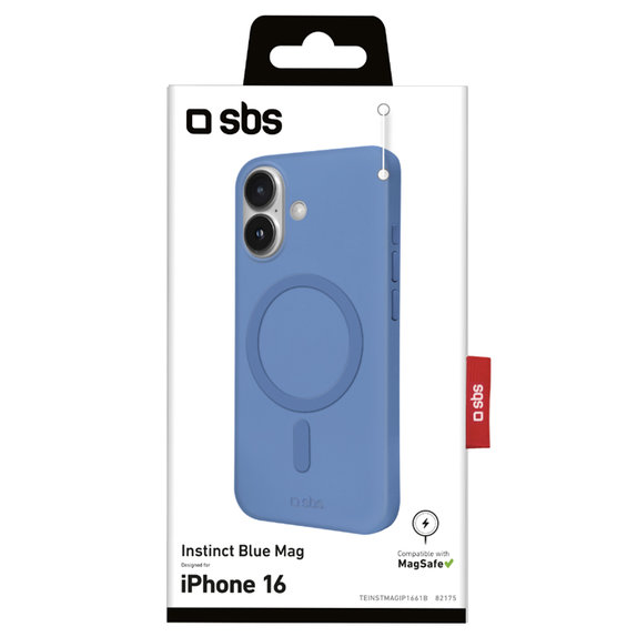 SBS - Puzdro Instinct Mag s MagSafe pre iPhone 16, modra