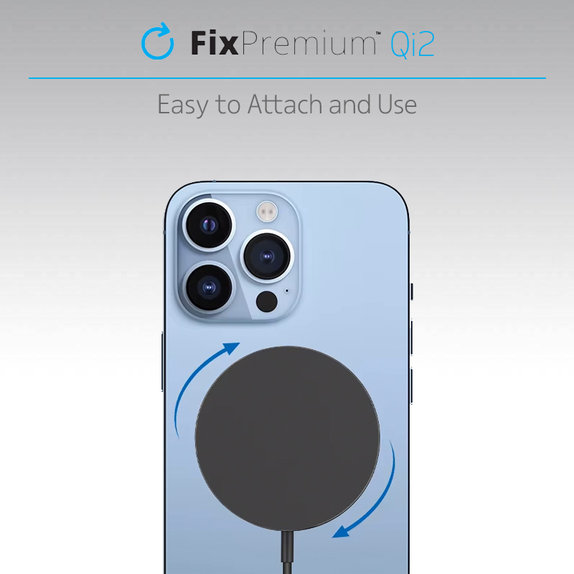 FixPremium - MagSafe Nabíjačka s Qi2, čierna