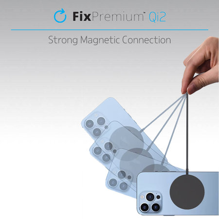 FixPremium - MagSafe Nabíjačka s Qi2, čierna
