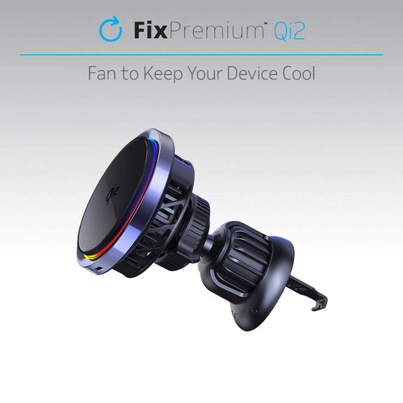 FixPremium - MagSafe Nabíjačka do Auta Mini s Qi2, čierna