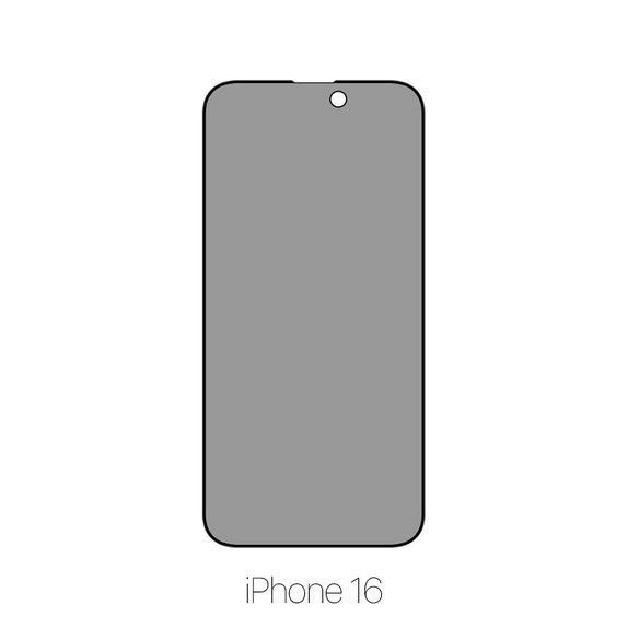 FixPremium Privacy Anti-Spy Glass - Tvrdené Sklo pre iPhone 16