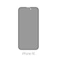 FixPremium Privacy Anti-Spy Glass - Tvrdené Sklo pre iPhone 16