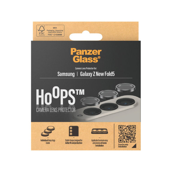 Ochranný kryt objektívu Hoops pre Samsung Z Fold6, Čierna, PanzerGlass
