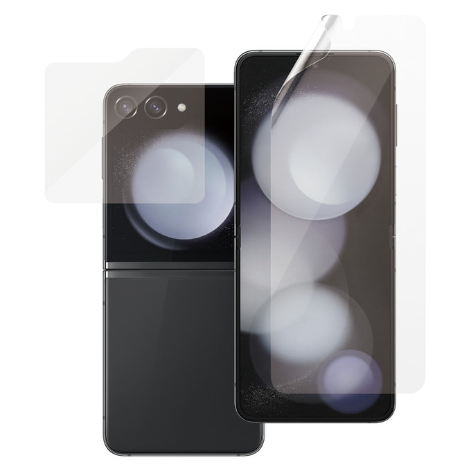 Ochranná fólia UWF a tvrdené sklo pre Samsung Galaxy Z Flip6, Číra, SAFE by PanzerGlass