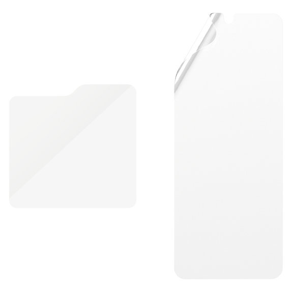 Ochranná fólia UWF a tvrdené sklo pre Samsung Galaxy Z Flip6, Číra, SAFE by PanzerGlass