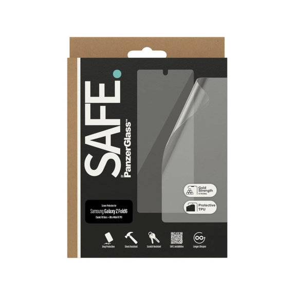 Ochranná fólia UWF a tvrdené sklo pre Samsung Galaxy Z Fold6, Číra, SAFE by PanzerGlass