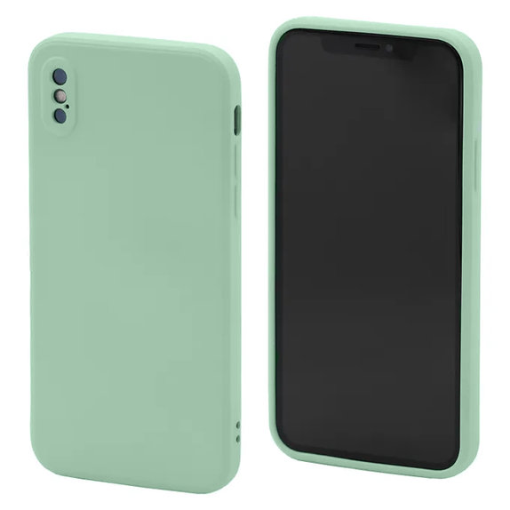FixPremium - Silikónové Puzdro pre iPhone X a XS, zelená