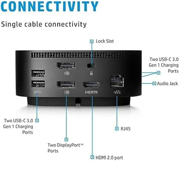 HP - Dokovacia stanica G5 (USB-C) Repasovaný