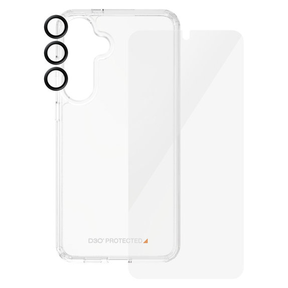 Bundle Hoops + Tvrdené sklo UWF + Hard Case D3O pre Samsung Galaxy S24+, PanzerGlass