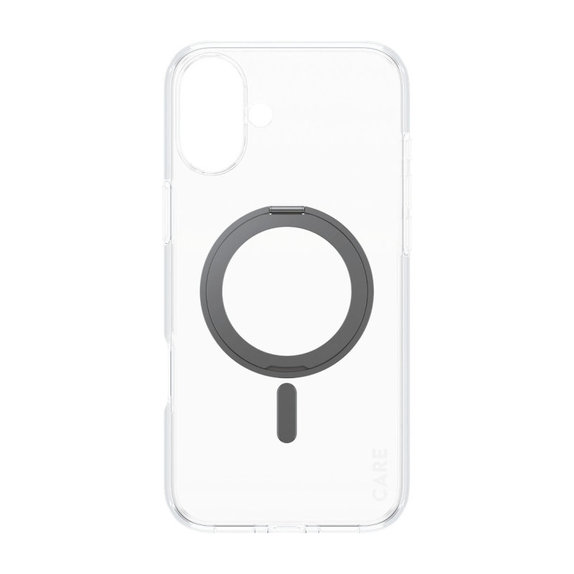 Puzdro Kickstand s MagSafe pre iPhone 16 Plus, Čierna, CARE