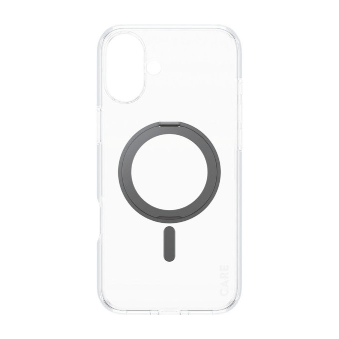 Puzdro Kickstand s MagSafe pre iPhone 16 Plus, Čierna, CARE