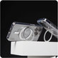 Puzdro Kickstand s MagSafe pre iPhone 16 Pro Max, Strieborná, CARE