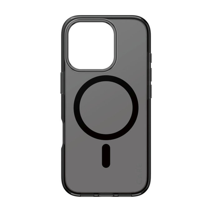 Puzdro Smokey s MagSafe pre iPhone 16 Pro, Čierna, CARE