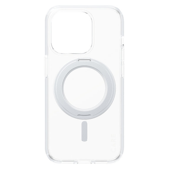 Puzdro Kickstand s MagSAFE by PanzerGlass pre iPhone 15 Pro, Strieborná, PanzerGlass