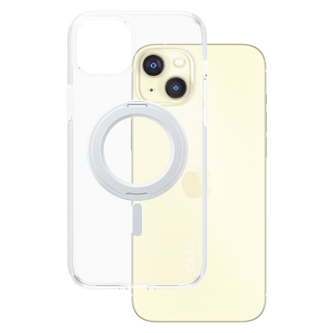 Puzdro Kickstand s MagSAFE by PanzerGlass pre iPhone 15 Pro Max, Strieborná, PanzerGlass