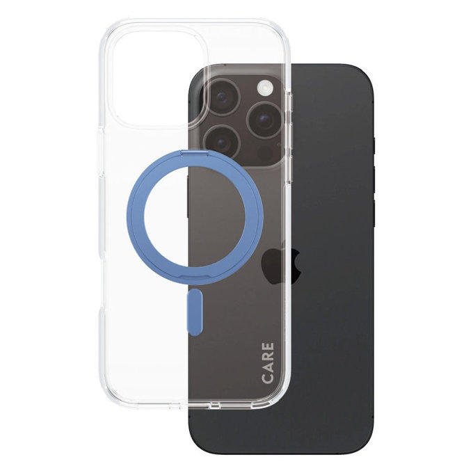 Puzdro Kickstand s MagSafe pre iPhone 16 Pro Max, Modrá, CARE