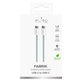 PURO - Kábel USB-C / USB-C, 60W, Fabrik FABK4, 1,5 m, island mist