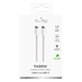 PURO - Kábel USB-C / USB-C, 60W, Fabrik FABK4, 1,5 m, sandshell