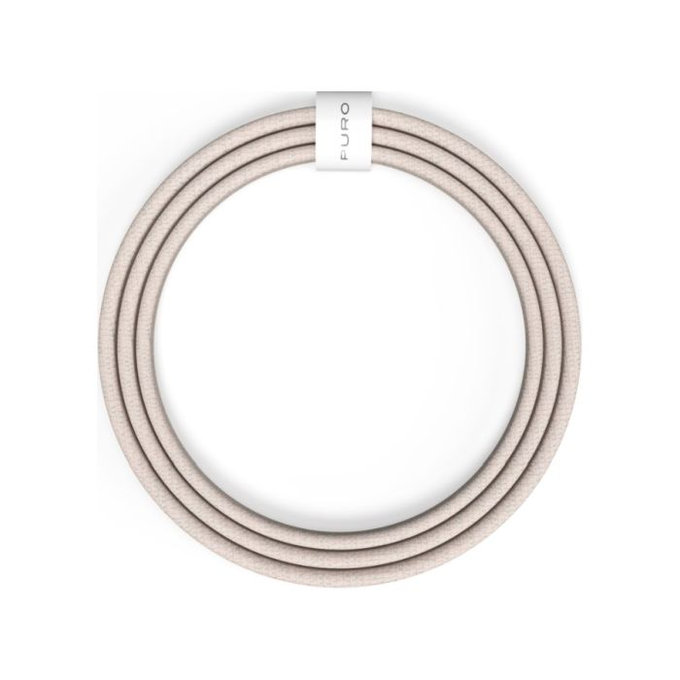 PURO - Kábel USB-C / USB-C, 60W, Fabrik FABK4, 1,5 m, sandshell