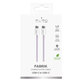 PURO - Kábel USB-C / USB-C, 60W, Fabrik FABK4, 1,5 m, coraltastic