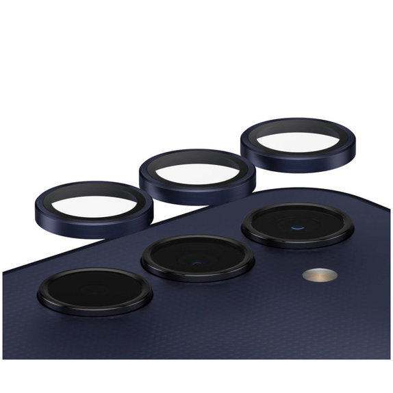 Ochranný kryt objektívu Hoops pre Samsung A25 5G, Modrá/Čierna, PanzerGlass