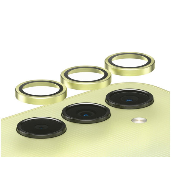 Ochranný kryt objektívu Hoops pre Samsung A25 5G, Žltá, PanzerGlass