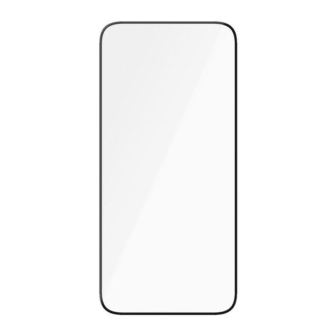 Tvrdené sklo UWF Ceramic s aplikátorom pre iPhone 15 Plus, Čierna, PanzerGlass