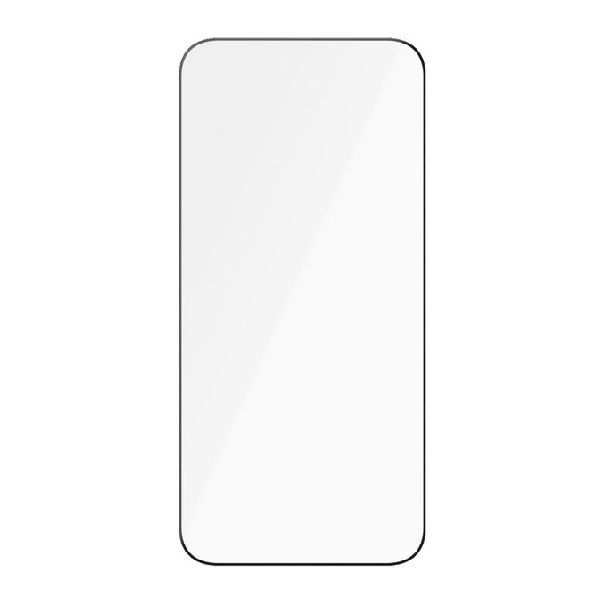 Tvrdené sklo UWF Ceramic s aplikátorom pre iPhone 15 Pro Max, Čierna, PanzerGlass