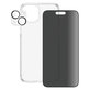 Bundle PicturePerfect + Tvrdené sklo UWF Privacy + Hard Case D3O pre iPhone 15 Plus, PanzerGlass