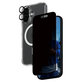 Bundle Hoops + Tvrdené sklo UWF Privacy + Hard Case pre iPhone 16, PanzerGlass