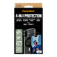 Bundle Hoops + Tvrdené sklo UWF + Hard Case + Magnetic Ring Mount pre iPhone 16, PanzerGlass