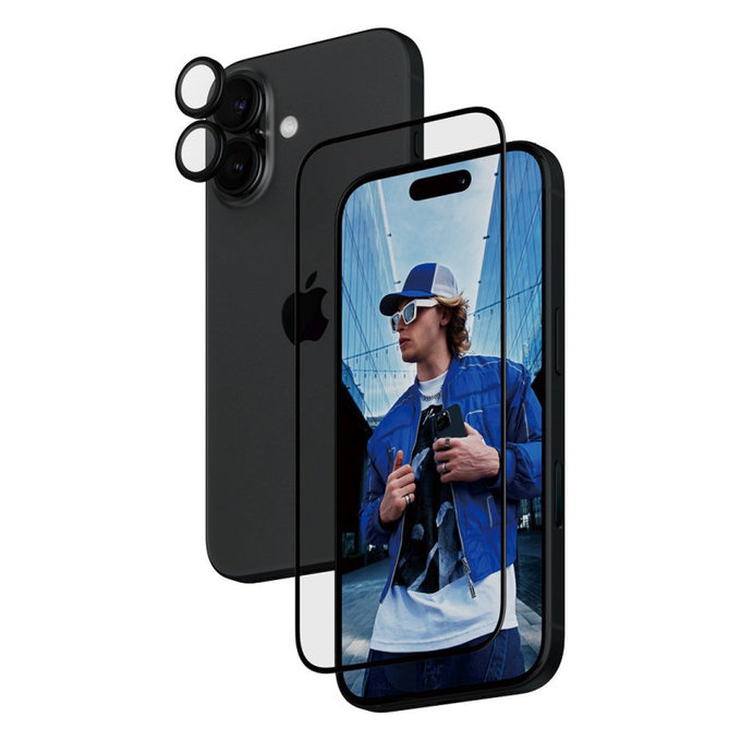Bundle Hoops + Tvrdené sklo UWF pre iPhone 16, PanzerGlass