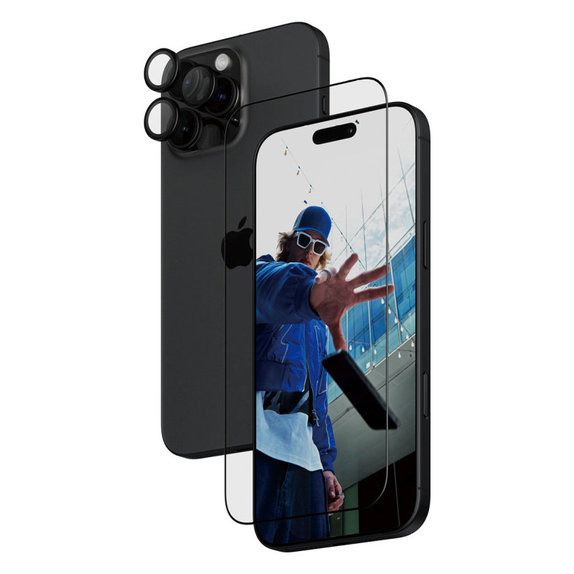 Bundle Hoops + Tvrdené sklo UWF pre iPhone 16 Pro Max, PanzerGlass
