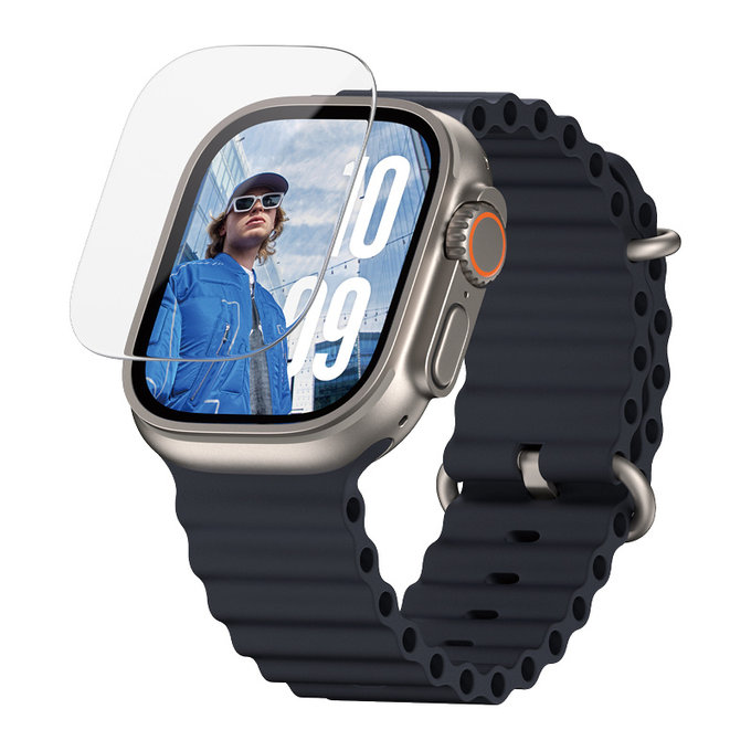 Tvrdené sklo pre Apple Watch Ultra 2024/Ultra 2/Ultra, Číra, PanzerGlass