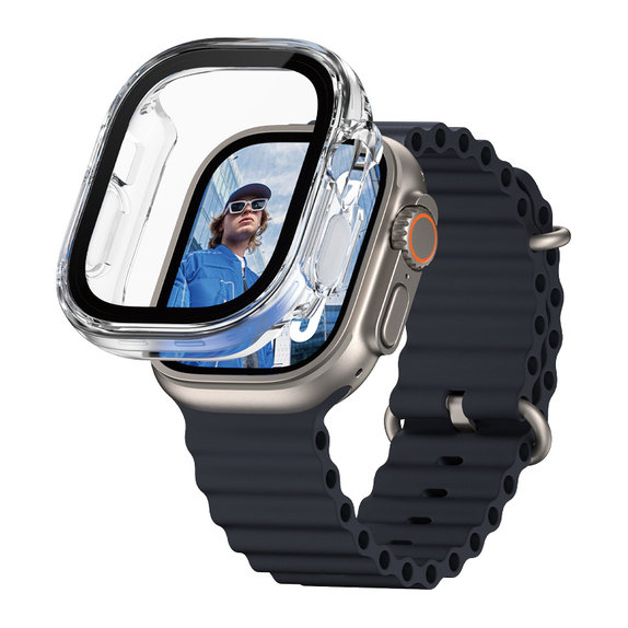 Tvrdené sklo Full Body pre Apple Watch Ultra 2024/Ultra 2/Ultra, Číra, PanzerGlass