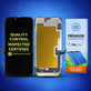 Displej Hard OLED pre iPhone 14 Plus, Dotykové sklo s rámom, FixPremium