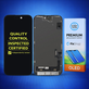Displej Hard OLED pre iPhone 15, Dotykové sklo s rámom, FixPremium