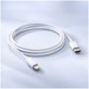 FixPremium - Kábel Lightning/USB-C, 1.5m, biela