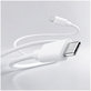 FixPremium - Kábel USB-C/USB-C, 1.5m, biela