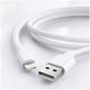 FixPremium - Kábel Lightning/USB, 1.5m, biela