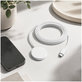 FixPremium - Kábel MagSafe/USB-C, 1.5m, biela