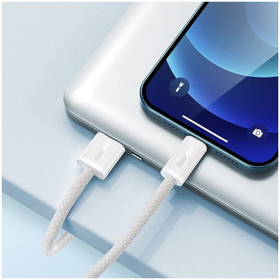 Baseus - Kábel Lightning/USB, 1.5m, biela