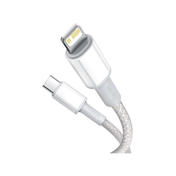 Baseus - Kábel Lightning/USB-C, 1.5m, biela